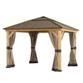 thumbnail image 4 of Sunjoy Universal Curtains for 11 ft. ×11 ft. Wood-Framed Gazebos, 4 of 4