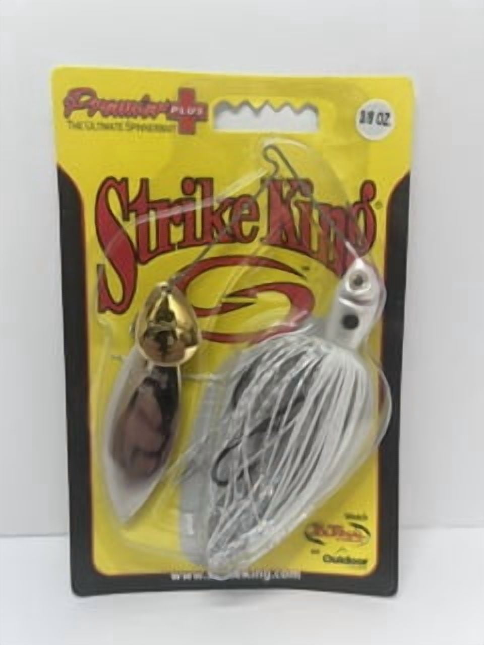 Strike King Premier Plus Spinnerbait Lure 3/8 oz Colorado/Willow White