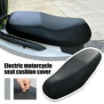 thumbnail image 2 of Black Motorcycle Seat Cushion Cover Waterproof Anti-sun Protector Cover P0M4, 2 of 8