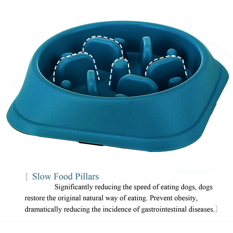 PETDURO Dog Bowl Slow Feeder for Small Medium Breed Maze Puzzle Bowls, PETDURO