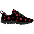 thumbnail image 4 of Customuart Heart Sneakers for Women Running Shoes Red Size 10, 4 of 5