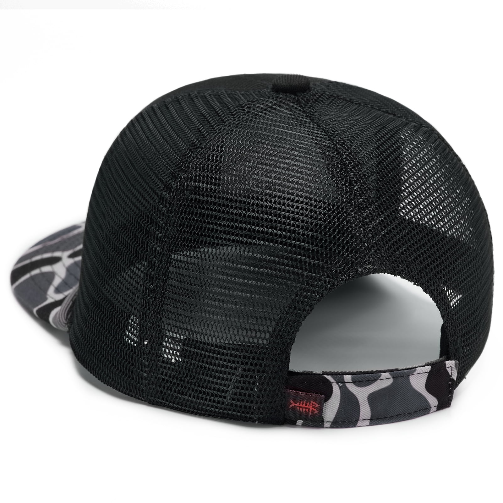 Bassdash Camo Rope Trucker Hat Adjustable, Embroidered Baseball Cap with Mesh Back for Hunting & Fishing