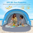 thumbnail image 4 of Carpa de playa Gorich con protección UPF50+ para 6 a 7 personas, ligera, 4 of 7