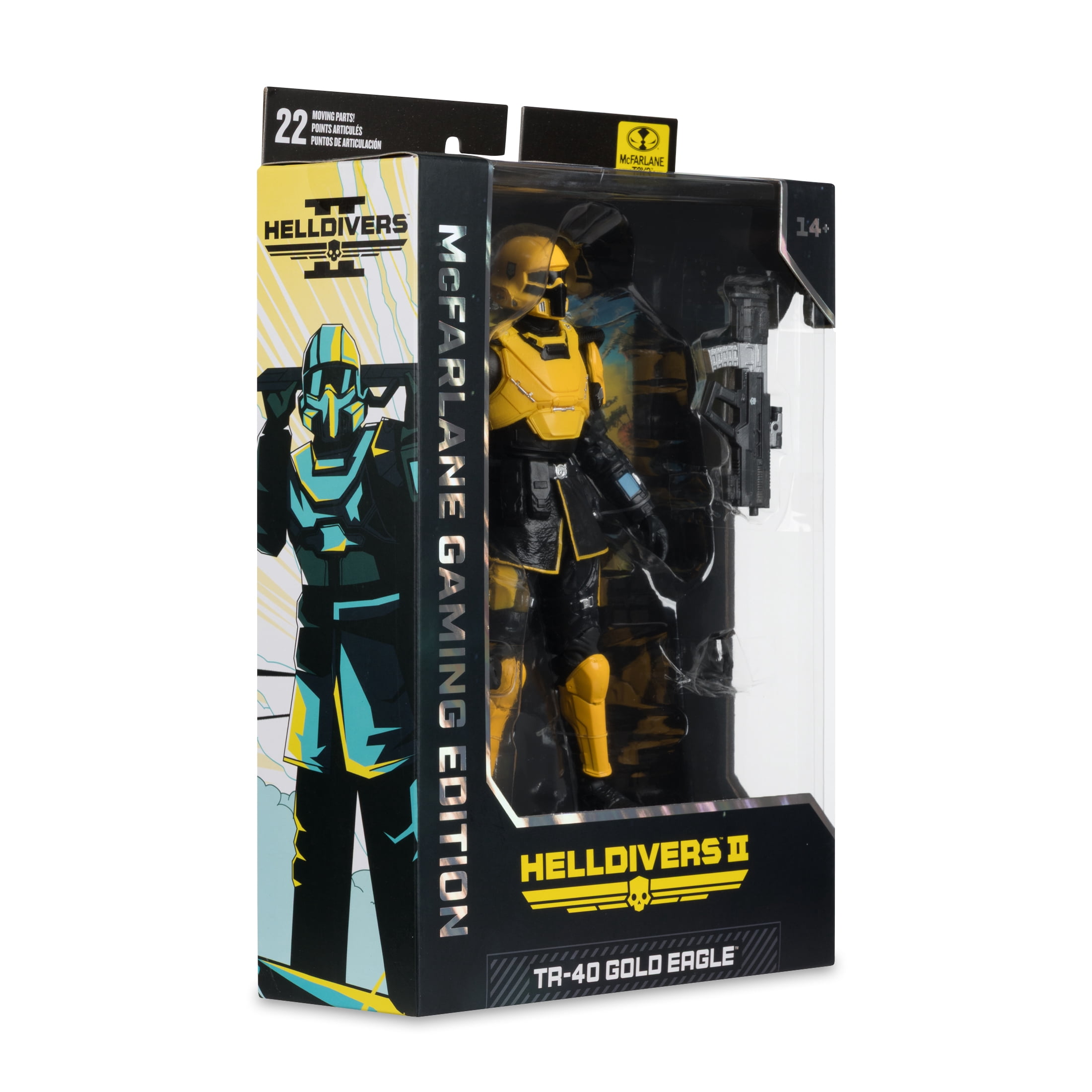 Helldivers 2 TR-40 Gold Eagle 7" Action Gaming Edition Figure - McFarlane Toys