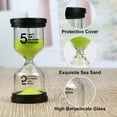 thumbnail image 3 of Sand Timer, Acrylic Hourglass Timer Colorful Sandglass Timer Sand Clock Timer for Games Classroom Home Office(Pack of 4), 3 of 9