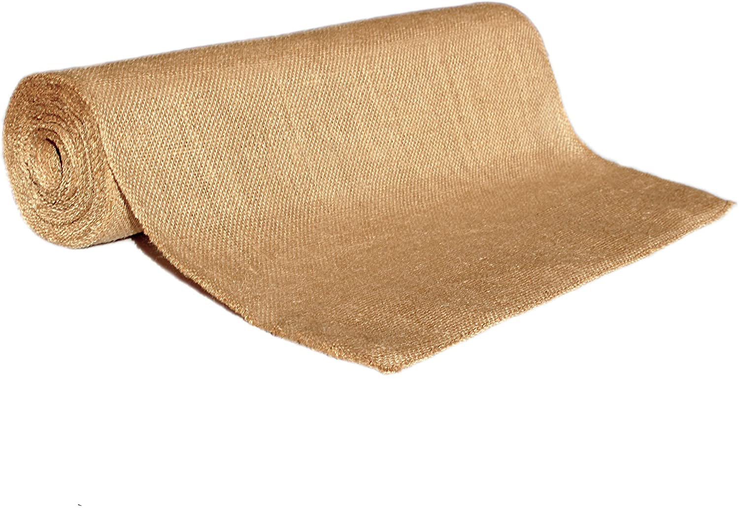 Crafts Decorate Without The Mess! Perfect for Weddings Placemat RichCraft 14 x 10yd NO-FRAY Burlap Roll ~ Table Runner Fabric with Finished Edges 