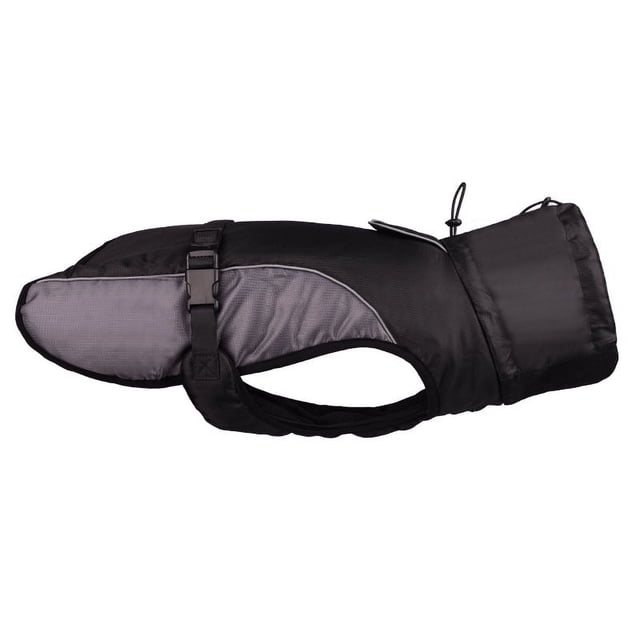 Chaqueta para perros grandes, chaleco reflectante impermeable para perros con hebilla ajustable, ropa para perros con forro polar cálido, negro, 2XL BRI Rojo Verde