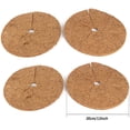 thumbnail image 2 of 4 Pieces Coir Plant Mats, Plant Protection Disc, Coconut Mat Mulch Disc Pot Plant Protection Mat for Home Hotel Garden (30cm), 2 of 5