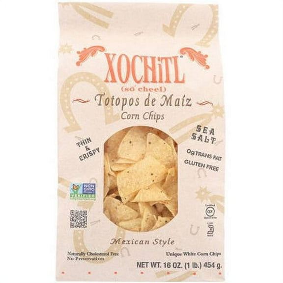 Xochitl Mexican Style Tortilla Chips, 16 oz, (Pack of 9)