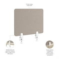 thumbnail image 4 of Bush Business Furniture 22W Desktop Privacy Screen in Warm Beige, 4 of 10