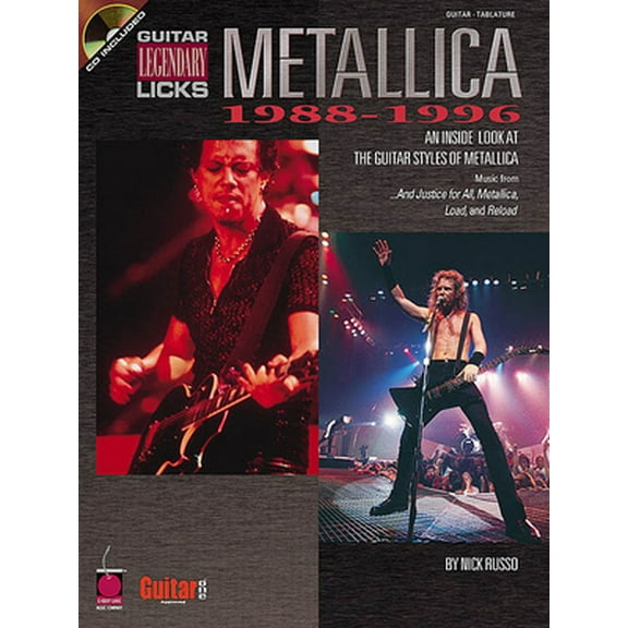 Pre-Owned Metallica - Legendary Licks 1988-1996 Book/Online Audio (Paperback) 1575602857 9781575602851