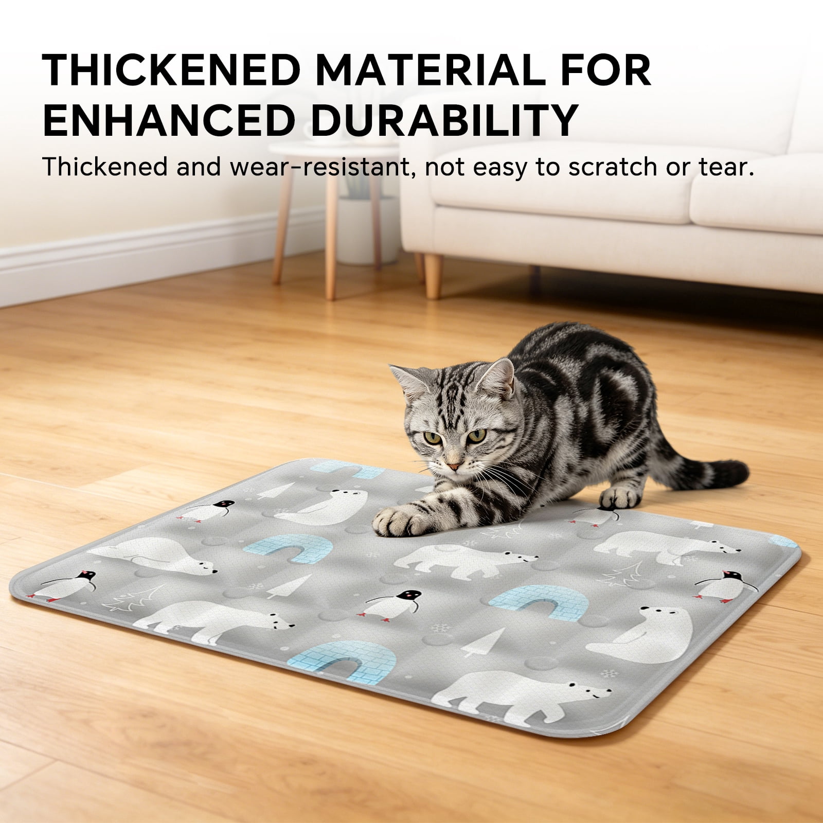 Pet Cooling Mat, Instant Cool Gel Pad for Dogs & Cats, Summer Instant Chill No Refrigeration, Portable Reusable Sleeping Bed (60*90cm/23.62*35.43in)