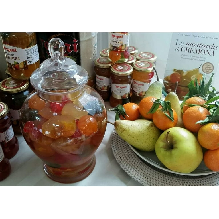 Vergani Mostarda Di Frutta - Italian Candied Fruit In Mustard Sauce, 400g Jar