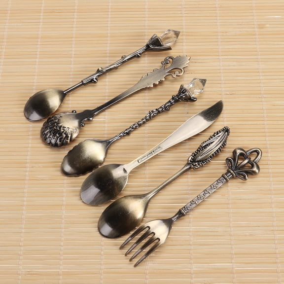 6 Pcs Silverware Wax Cup Milk Coffee Fluorescent Stickers Father