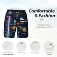 thumbnail image 5 of Lsque Mens Swim Trunks Solar System Pattern - Bathing Suit Compression Liner - Beach Swim Shorts Swimwear - (S-3XL) - Stretch Quick Dry -3X-Large, 5 of 9