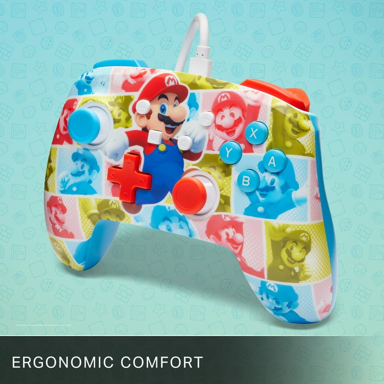 PowerA Wired Controller for Nintendo Switch, Mario Hero Reel