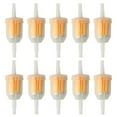 thumbnail image 1 of Feimier 10 pack 1/4\" Inline Fuel Filters, Transparent Design for Small Engines, Lawn Mowers, Garden Equipment, Tractors, Cars, Motorcycles, RVs, Easy Maintenance, 1 of 10