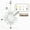 LR804-White, variant on Longree Luxury Chandeliers Modern Hand Blown Glass Art Chandelier Ceiling Light Hanging Pendant Chandelier Light Fixture Decoration for Bedroom Indoor Lighting Living Room (Customizable Size & Color)