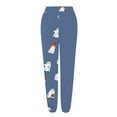 thumbnail image 4 of XQYLOS Halloween Sweatpants for Teen Girls Pumpkin Graphic Baggy Wide Leg Pants Elastic Waist Joggers Cotton Long Trousers Comfort Fit Holiday Theme Cozy Party Style, 4 of 5