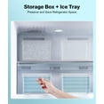 thumbnail image 3 of SUCS Stackable Round Ice Cube Tray Set 99PCS Round Ice Balls, Ice Trays for Freezer Is Easy To Release & Sturdy– Small Pellet Ice Maker for Drinks, Coffee and Cocktails, 3 of 7