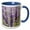 Blue/White, variant on 3drose, Lavender Close-up., 11oz Mug
