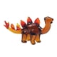 thumbnail image 4 of Dinosaurio de cristal Office Restaurant Decor Amplias aplicaciones al aire libre Interior Decoración Delicada estantería o , NARANJA Soledad Escultura de dinosaurio, 4 of 9