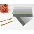 thumbnail image 6 of Unique Bargains 6 Pack Rectangle Placemat for Dining Table Decor Wipeable Table Mat Green, 6 of 7