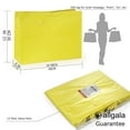 thumbnail image 2 of Allgala 12PK Value Premium Solid Color Paper Gift Bags (16" Wide Vogue-Yellow-GP50117), 2 of 2