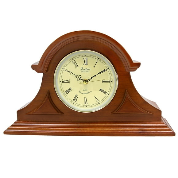 Bedford Horloge collection Acajou Cerise Cheminée Horloge avec Carillons