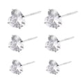 thumbnail image 1 of S925 Silver Needle Earrings For Ear Love Earbone Nails Zircon Nails Earrings Exquisite Earrings, 1 of 9
