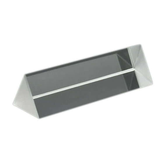 20*20*90MM Optical Glass Triple Triangular Prism Physics Teaching Light Spectrum