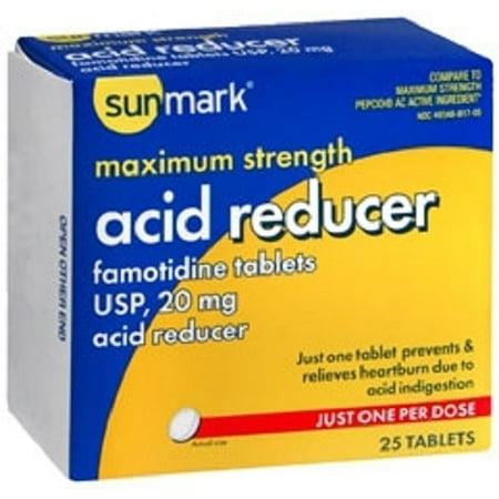 Famotidine Acid Reducer Tab 20Mg Similar To Pepcid-Box of