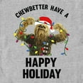 thumbnail image 2 of Men's Star Wars: A New Hope Chewbetter Holiday Graphic Tee Athletic Heather X Large, 2 of 5