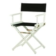 thumbnail image 1 of Casual Home 18"" Director'S Chair White Frame With Black Canvas, 1 of 5