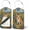 Corgi, variant on Golden Retriever Luggage Tags for Suitcases, 2 Pack PU Leather ID Tags | flap address card, steel wire loop fits bags, , camp duffels, lake stays and family vacations