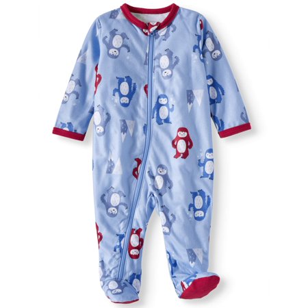 Holiday Family Sleep Yeti Blanket Sleeper (Baby Boys or Baby Girls Unisex)