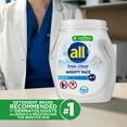 thumbnail image 4 of all Mighty Pacs Laundry Detergent Pacs, 60 Count, Free Clear for Sensitive Skin, Tub, 4 of 11