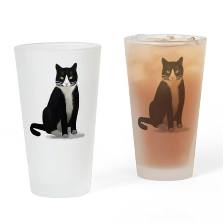 CafePress - Tuxedo Kitty Cat - Pint Glass, Drinking Glass, 16 oz. CafePress