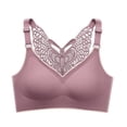 thumbnail image 1 of Ropa interior de látex sin aro de acero, con forma de mariposa, bonita espalda, sexy, fruncida, cómoda, sujetador para mujer, 1 of 1