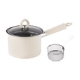 thumbnail image 1 of simhoa Deep Frying Pot Cooking Pot Fryer for Kitchen Camping Japanese Tempura Chips White, 1 of 8