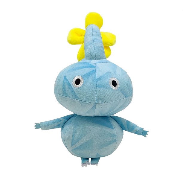 Peluche de Pikmins azul de Pikmins, animal de peluche de Pikmins, perro de peluche de 4 Pikmins, planta de juguete