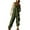 Olive Green, variant on WREESH Womens Baggy Overalls Fleece Overalls Onepiece Jumpsuits Adjustable Suspender Straps Warm Winter Fuzzy Ski Pants Khaki