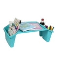 Everything Mary Lap Desk, Teal 17.9" Storage Lap Desk