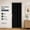 Black, variant on Blackout Door Curtains with Rod Included, Magnetic Blackout Doorway Curtain for Bedroom, Energy Saving Window Curtain, 42"x78", Brown