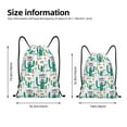 thumbnail image 4 of Kdxio Hello Summer Print Drawstring Backpack Bag,Waterproof Draw String Back Sack, Gym Drawstring Bags Swim Bag For Unisex, 4 of 9