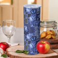 thumbnail image 2 of Pioneer Flower Floral Print Pattern 20oz Skinny Tumbler with Straw & Lid, Double Wall Vacuum Insulated Cup, Leak-Proof, Cup Holder Friendly, Hot 6H Cold 12H, 2 of 6
