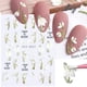 thumbnail image 4 of Bienvenido pegatina de uñas 5d exquisitos suministros de uñas en relieve decoración de uñas autoadhesiva diseño de tallado de flores uñas acrílicas, 4 of 5