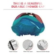 thumbnail image 5 of Disketp Lighthouse And Whale Shower Caps,Reusable Shower Cap For Women, Double Layer Waterproof Hair Cap, Large Size For All Hair Lengths,For Girls Spa Home Salon Use, 5 of 9