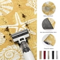 thumbnail image 5 of 2x3 Ft Entryway Area Rug, Starfish Yellow Coastal Kitchen Rug Runner Washable Floor Mat, Summer Nautical Shell Beach Non Slip Indoor Door Mat Throw Carpet for Bathroom Living Room Bedroom, 5 of 8