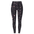 thumbnail image 3 of Gibobby Leggings cintura alta Leggings para mujer, estilo casual, con estampado amor, pantalones yoga, para el día San Valentín（Azul， M), 3 of 4